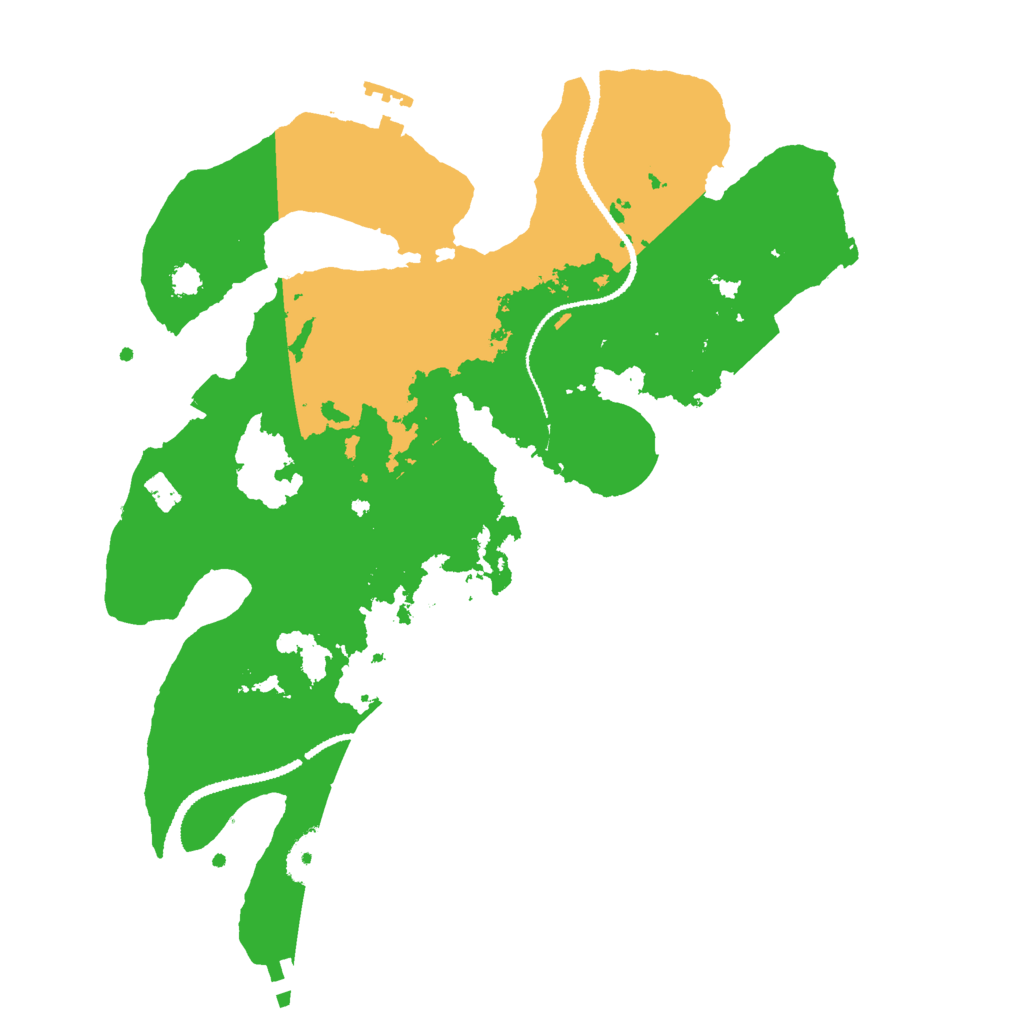 Biome Rust Map: Procedural Map, Size: 3000, Seed: 804132337
