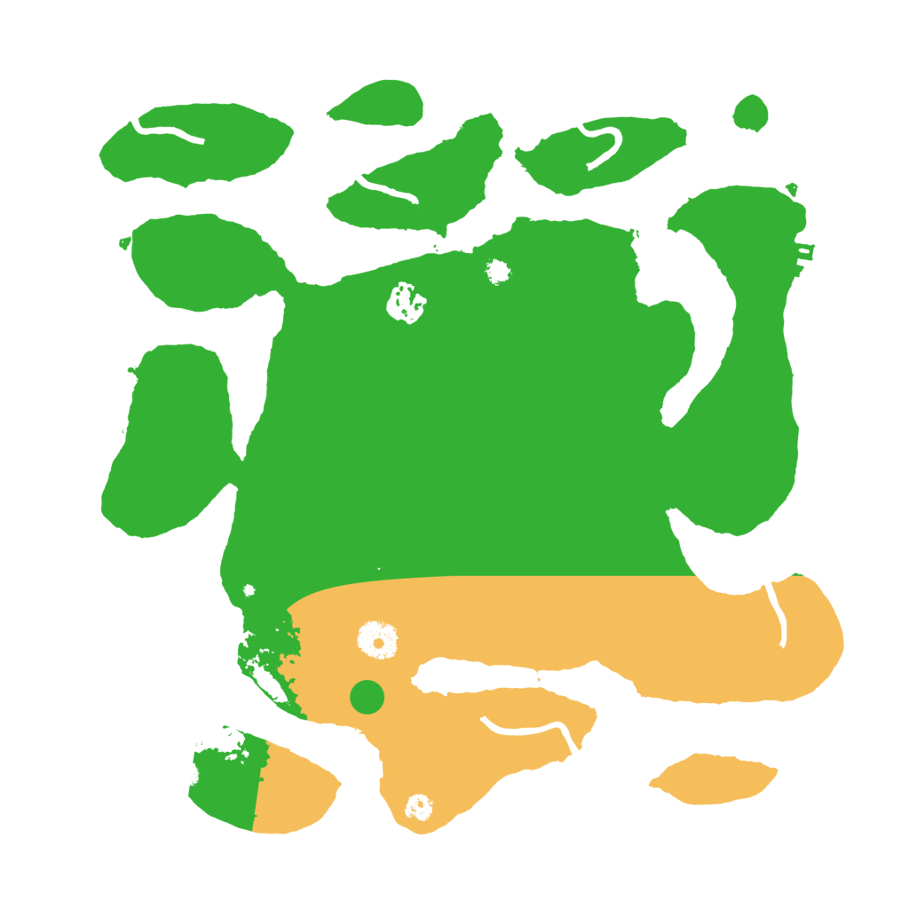 Biome Rust Map: Procedural Map, Size: 3500, Seed: 929432762