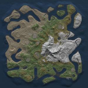 Thumbnail Rust Map: Procedural Map, Size: 5000, Seed: 802446, 19 Monuments