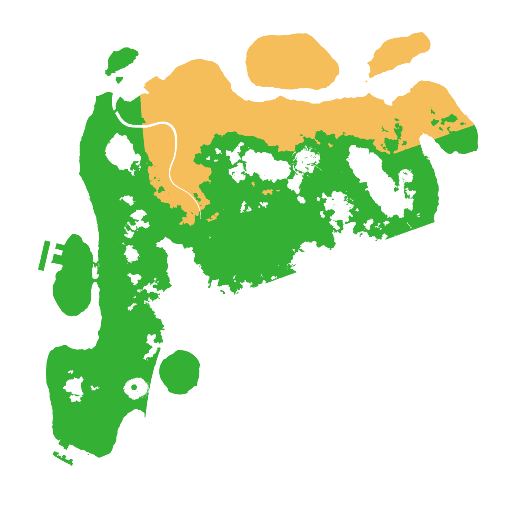 Biome Rust Map: Procedural Map, Size: 3500, Seed: 68860155