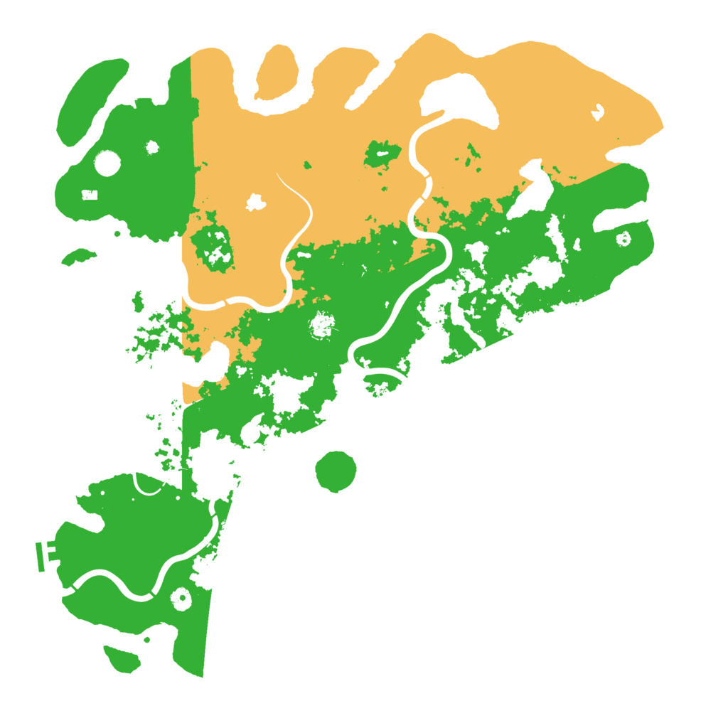 Biome Rust Map: Procedural Map, Size: 5000, Seed: 50550