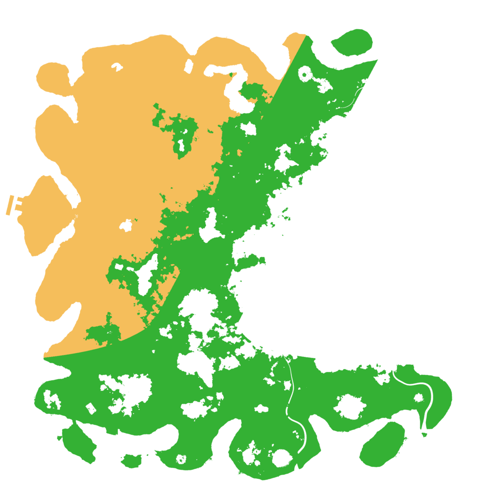 Biome Rust Map: Procedural Map, Size: 5000, Seed: 595738945