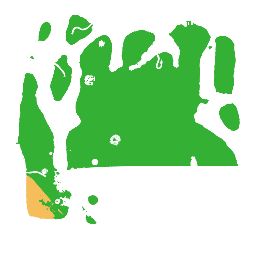 Biome Rust Map: Procedural Map, Size: 3689, Seed: 3769