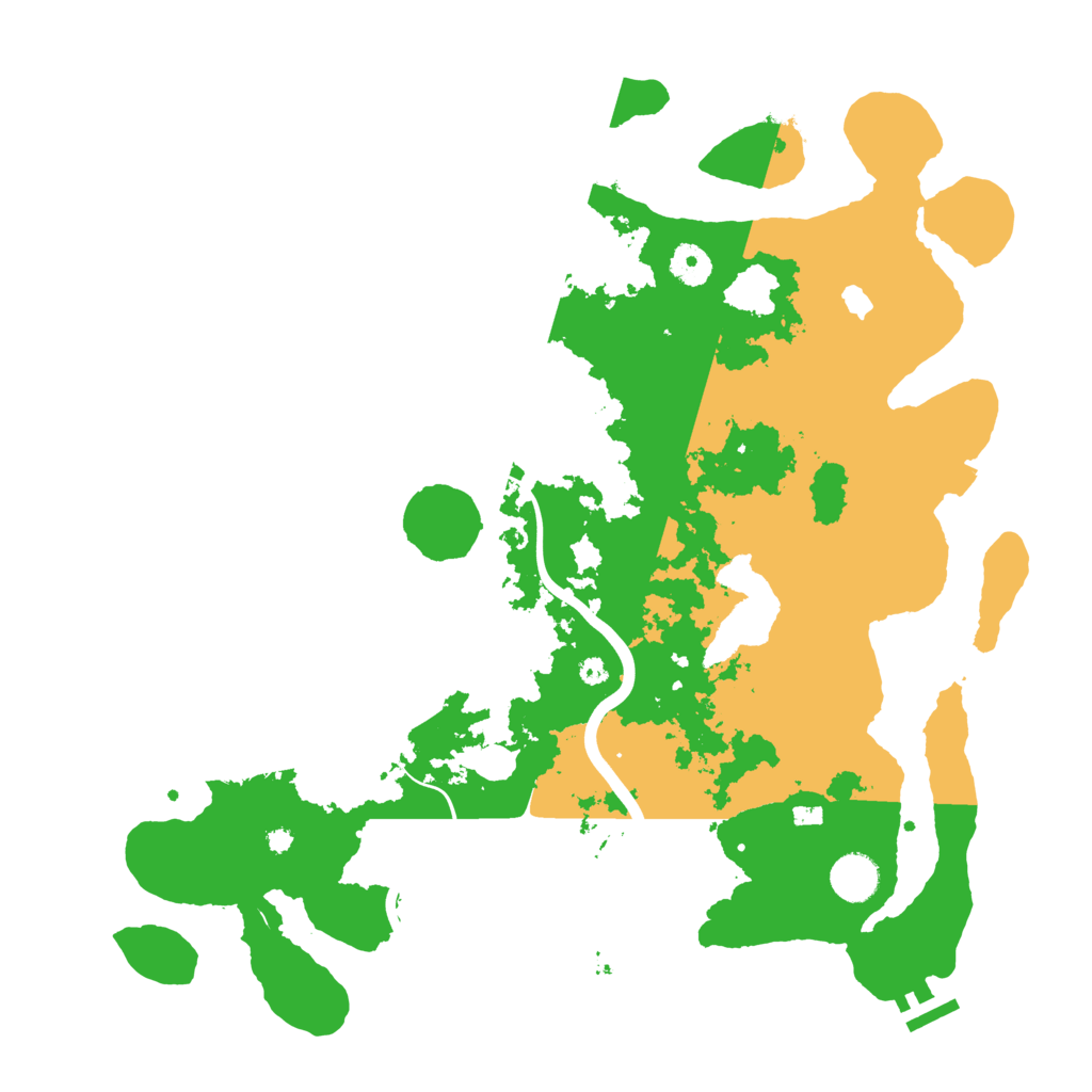Biome Rust Map: Procedural Map, Size: 4000, Seed: 524885