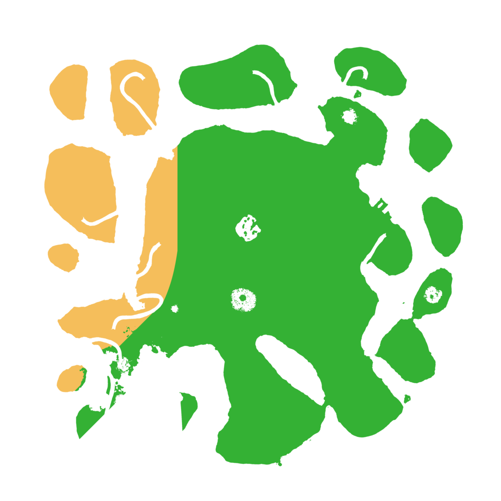 Biome Rust Map: Procedural Map, Size: 3100, Seed: 666