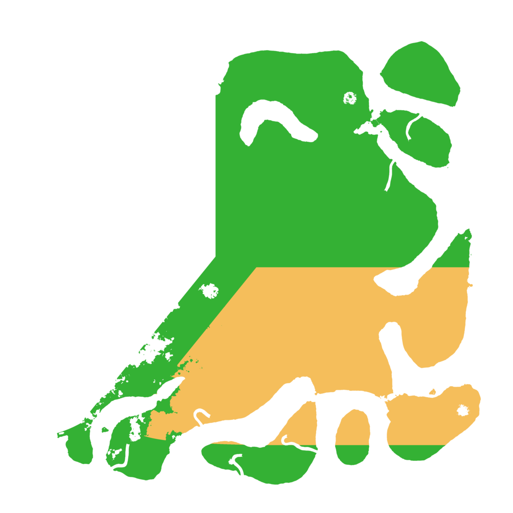 Biome Rust Map: Procedural Map, Size: 4000, Seed: 1045