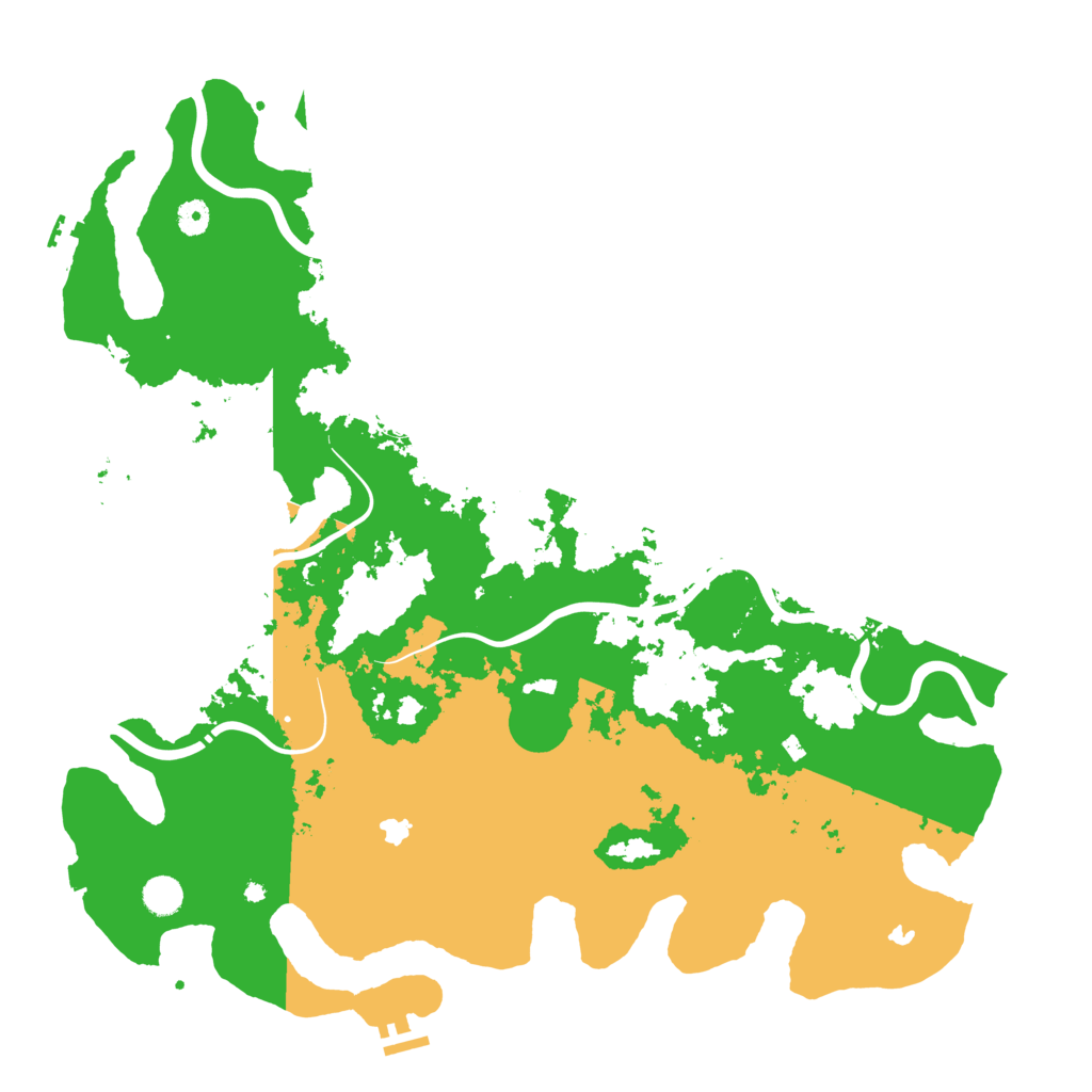 Biome Rust Map: Procedural Map, Size: 4800, Seed: 69