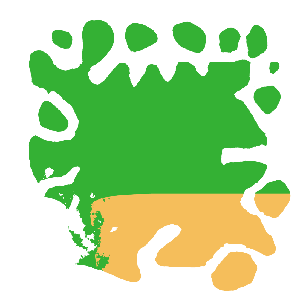 Biome Rust Map: Barren, Size: 4000, Seed: 41887