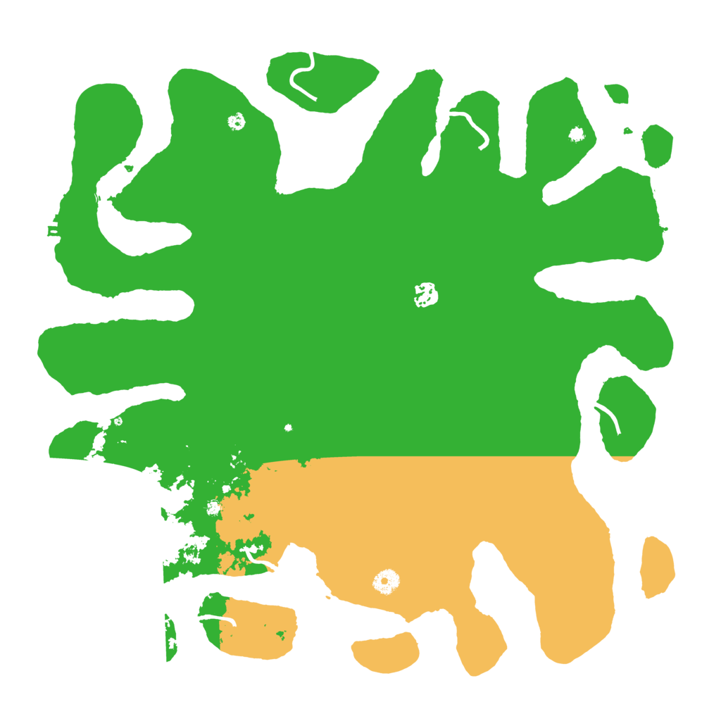 Biome Rust Map: Procedural Map, Size: 4300, Seed: 78154