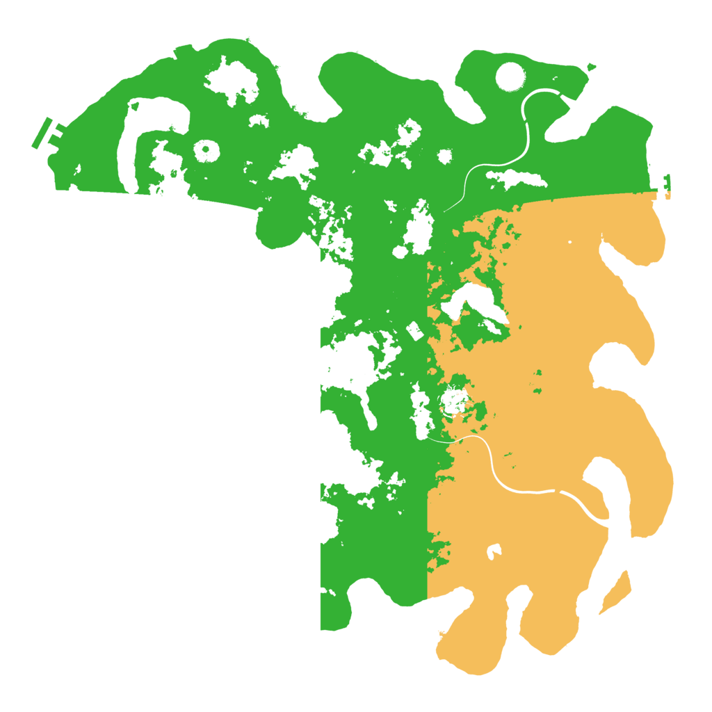 Biome Rust Map: Procedural Map, Size: 4300, Seed: 5744747