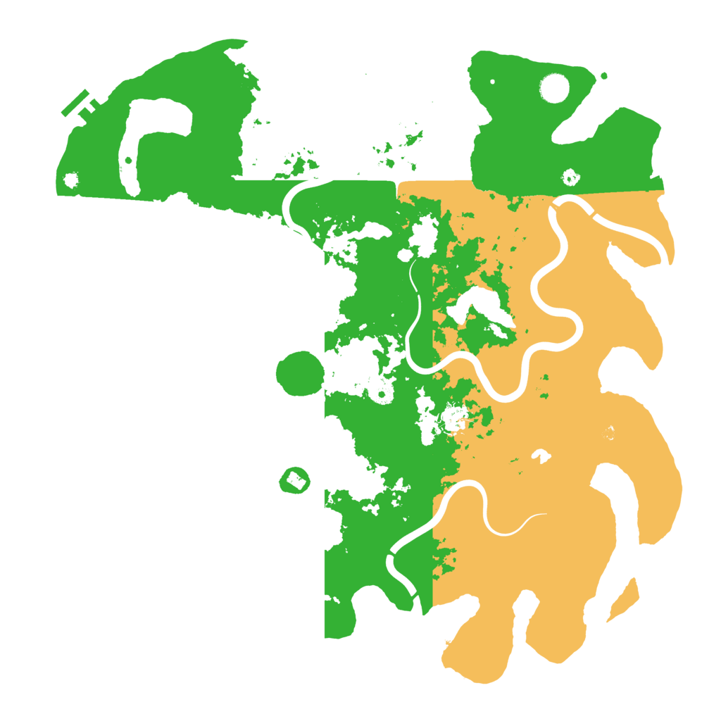 Biome Rust Map: Procedural Map, Size: 4300, Seed: 5744747