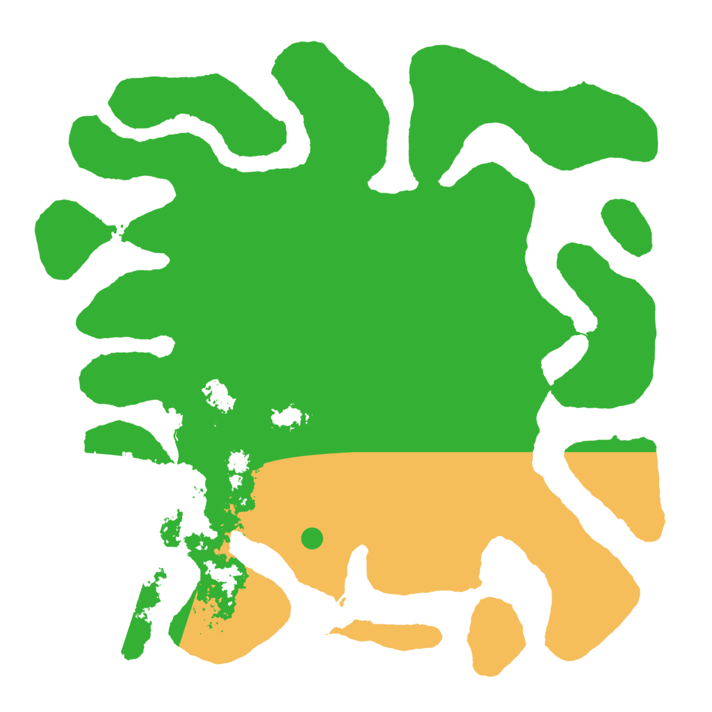 Biome Rust Map: Barren, Size: 4300, Seed: 78894452