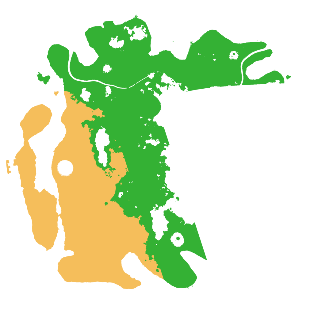 Biome Rust Map: Procedural Map, Size: 3500, Seed: 1775962006