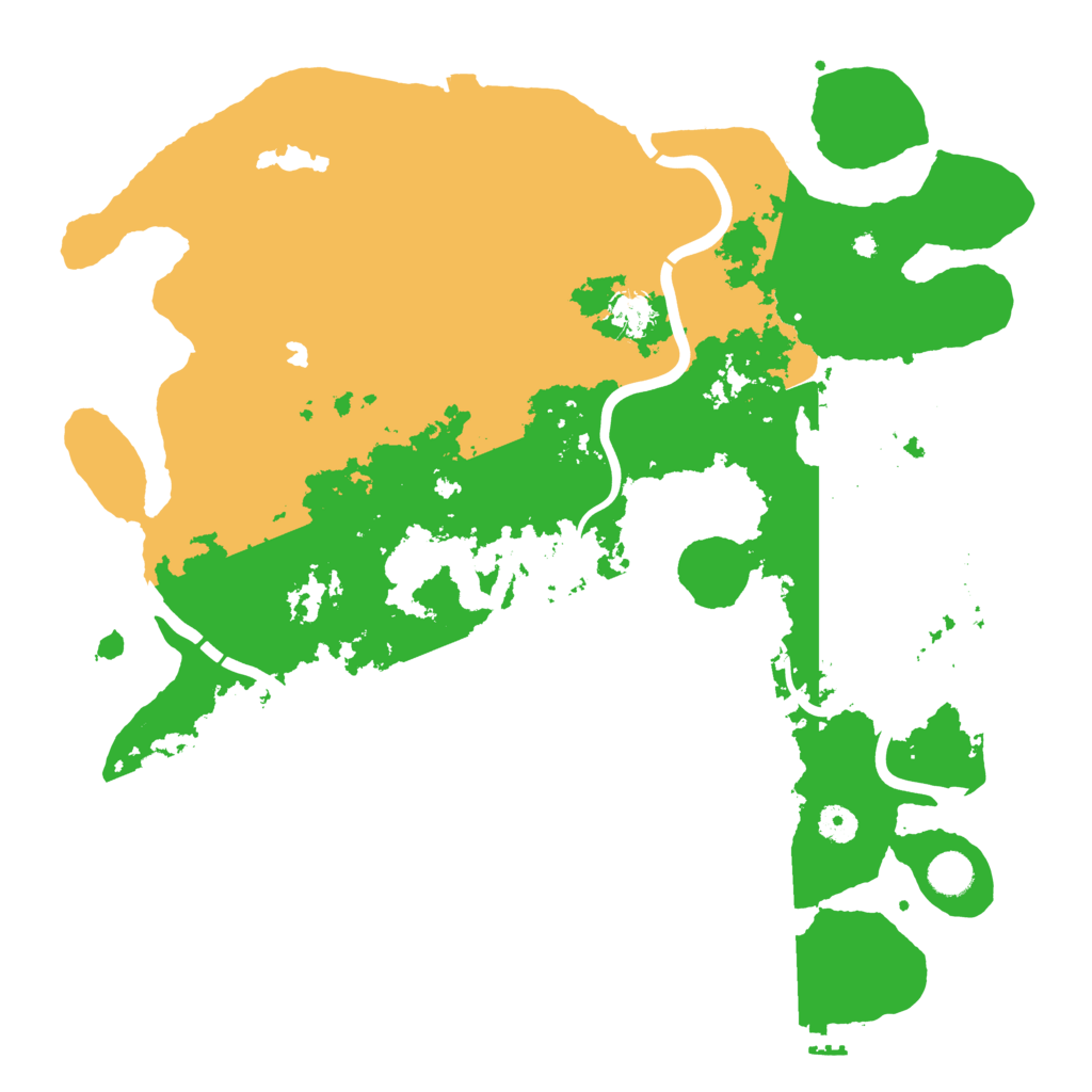 Biome Rust Map: Procedural Map, Size: 4300, Seed: 548881830