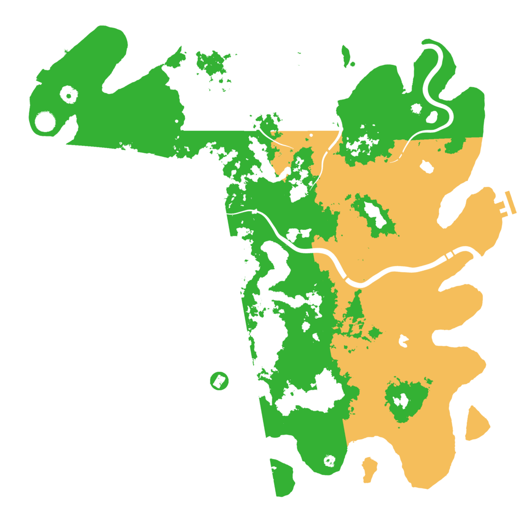 Biome Rust Map: Procedural Map, Size: 4500, Seed: 1651527165