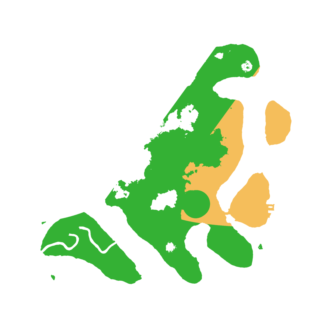Biome Rust Map: Procedural Map, Size: 3000, Seed: 2425422