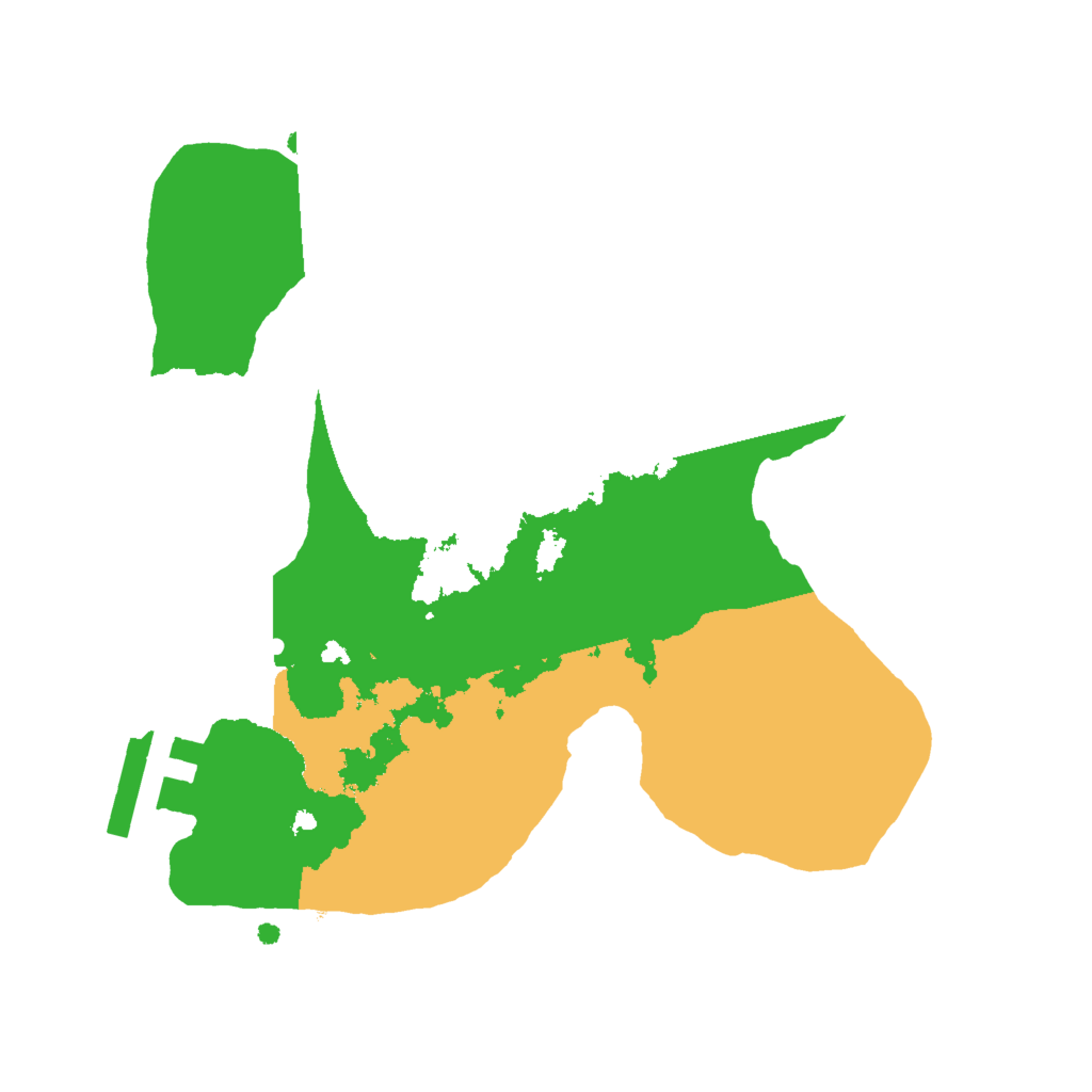 Biome Rust Map: Procedural Map, Size: 2000, Seed: 235867197