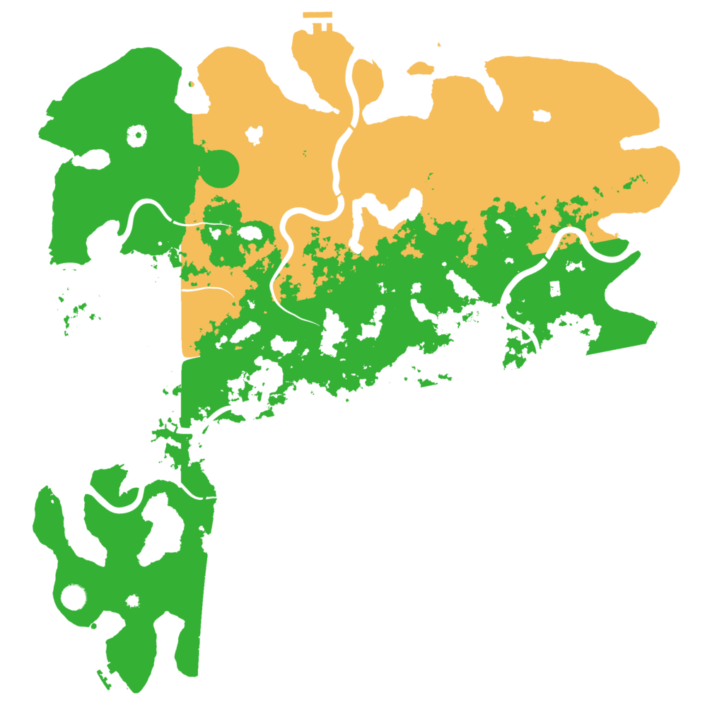 Biome Rust Map: Procedural Map, Size: 5000, Seed: 5642318