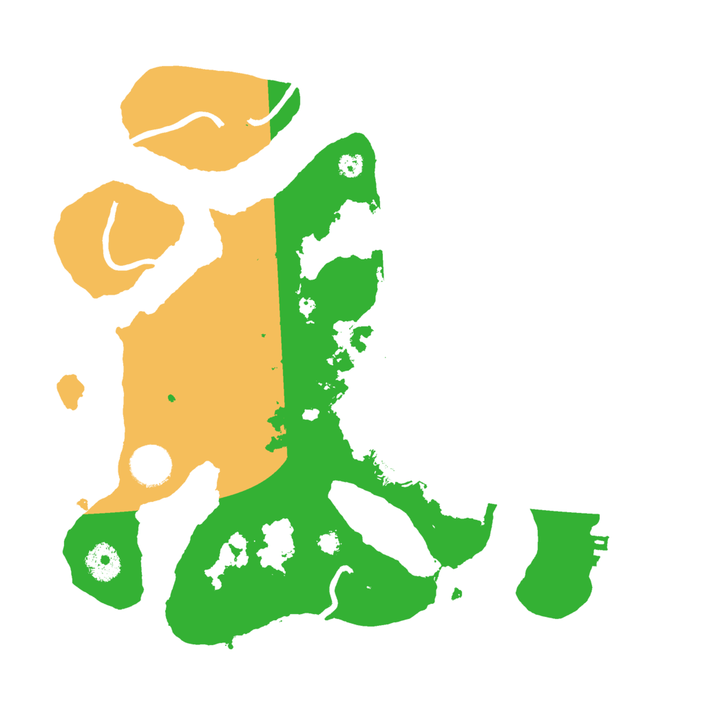 Biome Rust Map: Procedural Map, Size: 3000, Seed: 2218