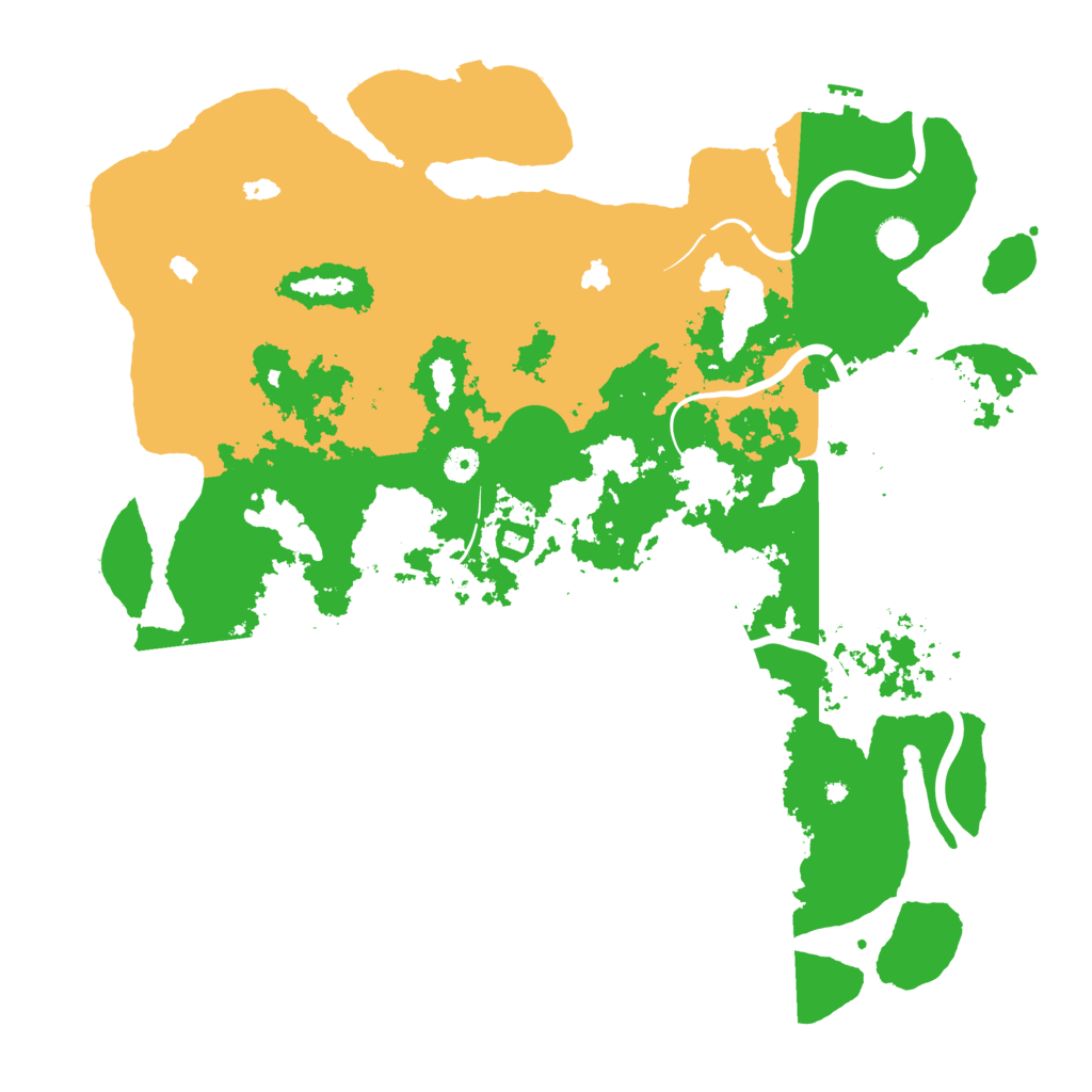 Biome Rust Map: Procedural Map, Size: 4683, Seed: 2033883709