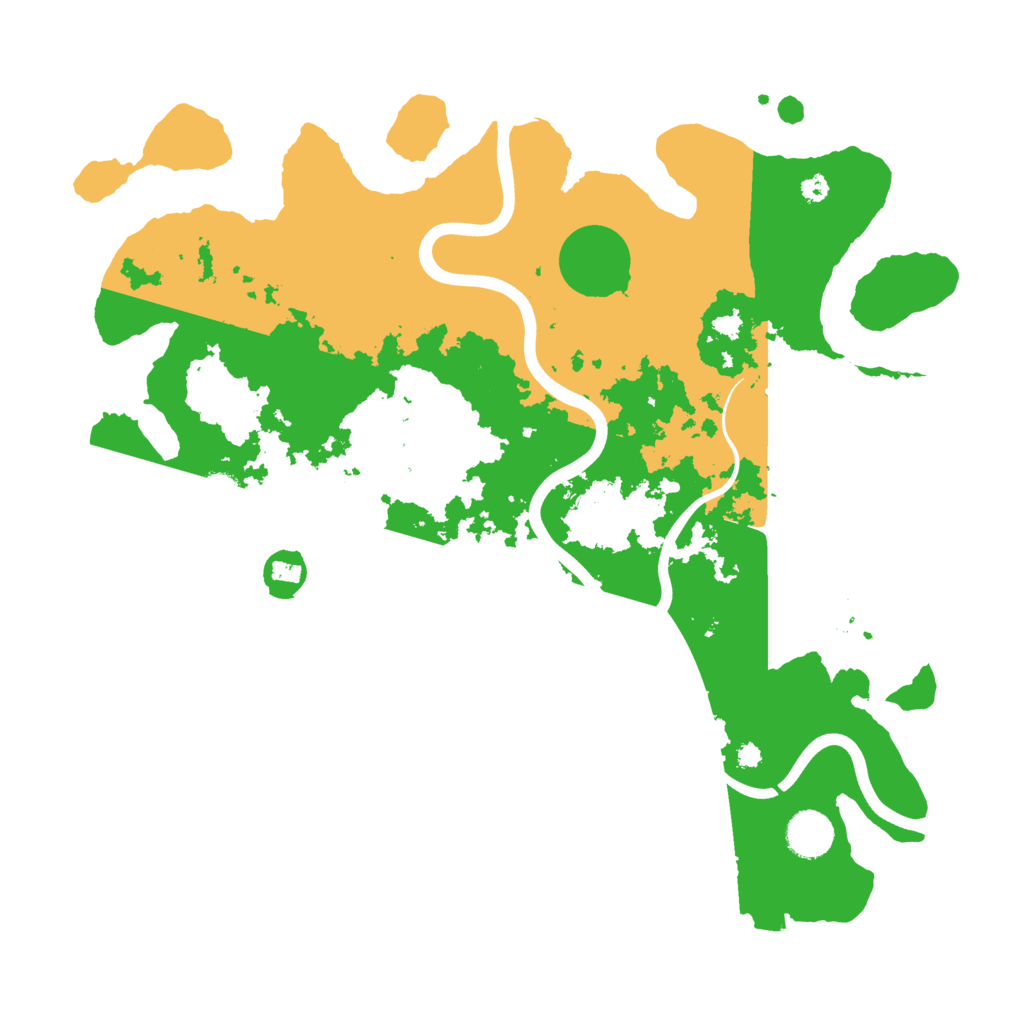 Biome Rust Map: Procedural Map, Size: 3800, Seed: 46578687