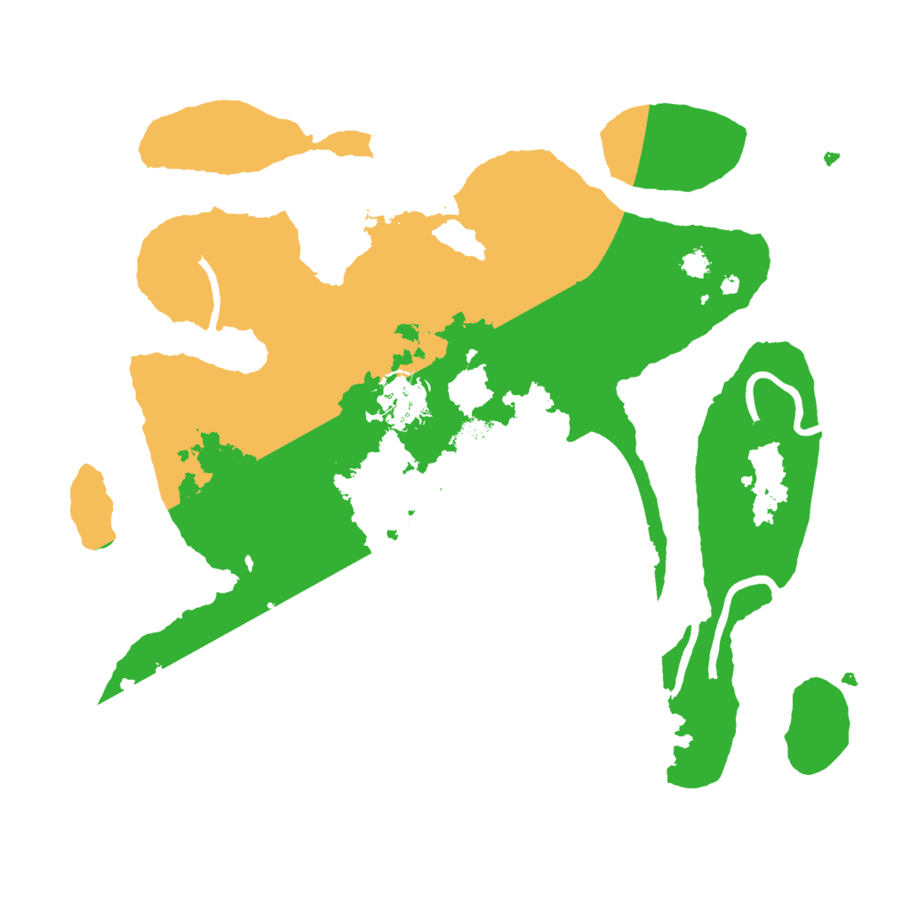 Biome Rust Map: Procedural Map, Size: 3000, Seed: 1691365165