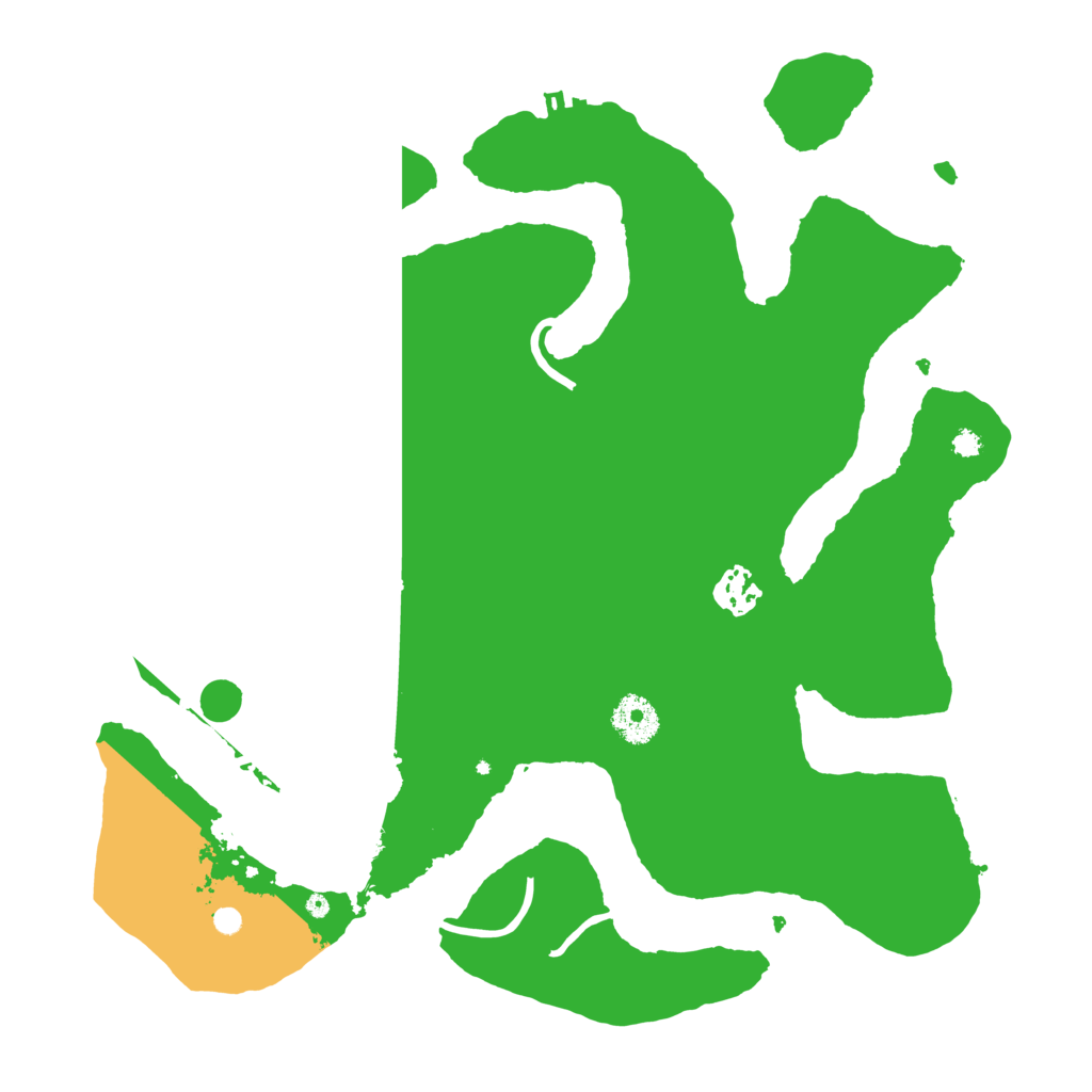 Biome Rust Map: Procedural Map, Size: 3500, Seed: 118536749