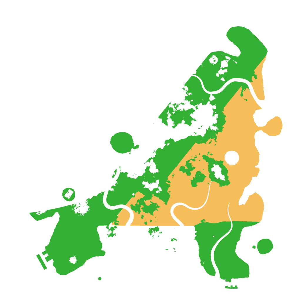 Biome Rust Map: Procedural Map, Size: 3700, Seed: 713011832