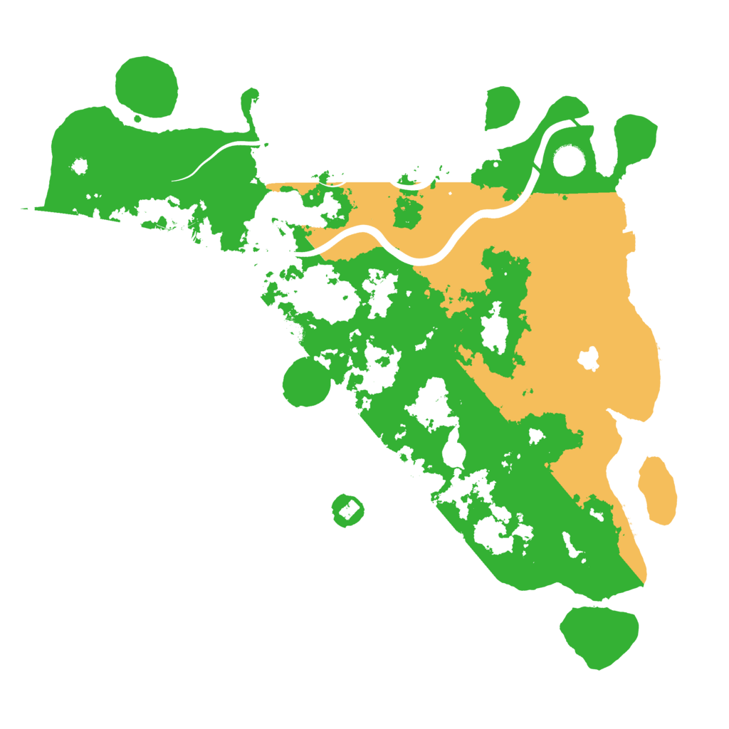 Biome Rust Map: Procedural Map, Size: 4100, Seed: 98124576