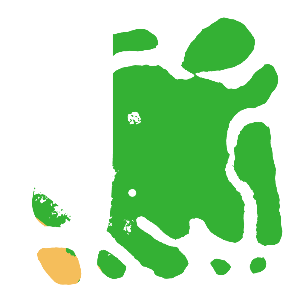 Biome Rust Map: Barren, Size: 3500, Seed: 2135934114