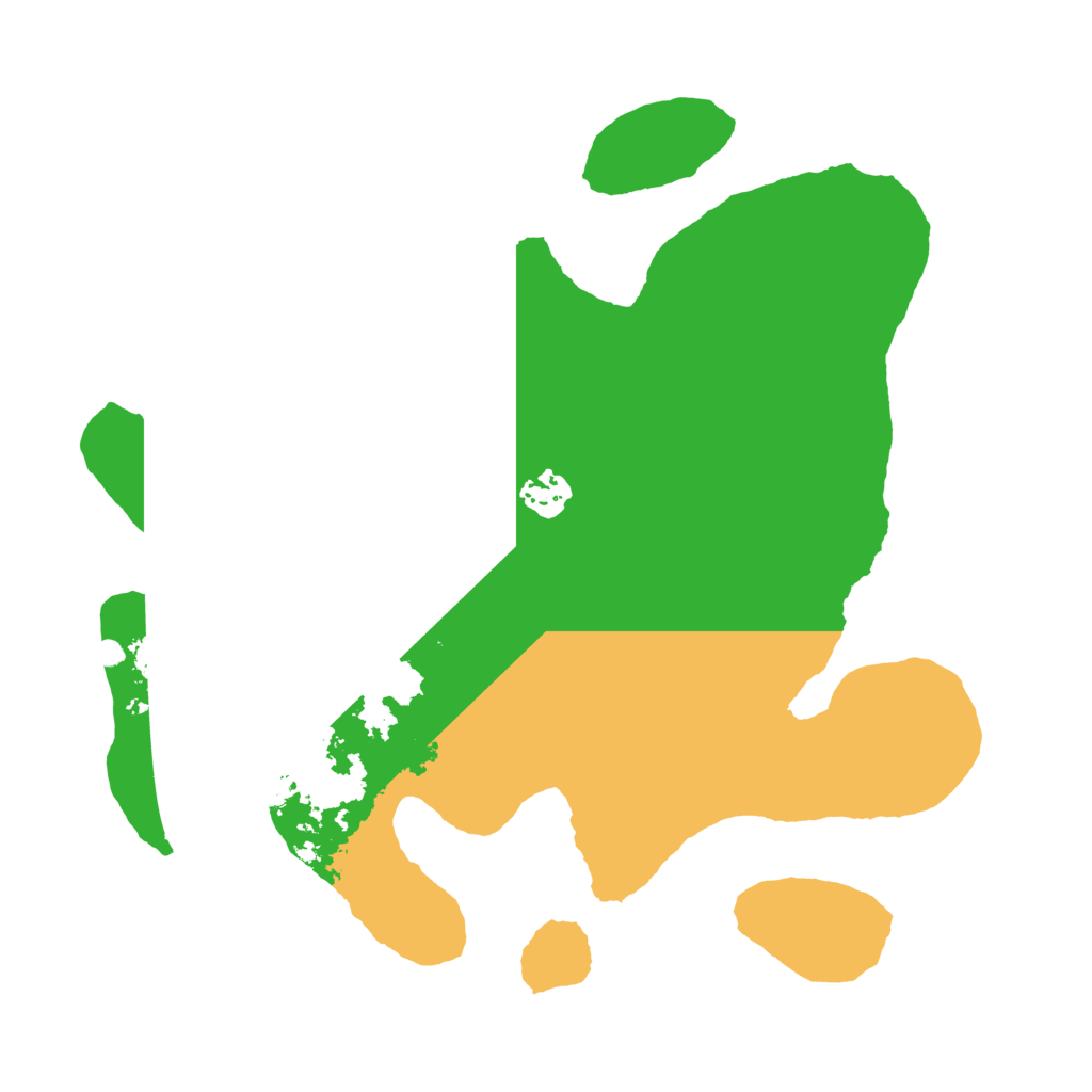 Biome Rust Map: Barren, Size: 3500, Seed: 905