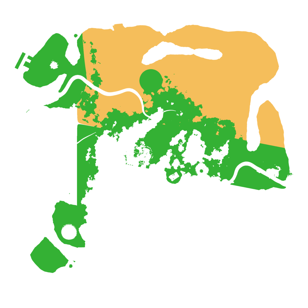 Biome Rust Map: Procedural Map, Size: 3552, Seed: 29764255