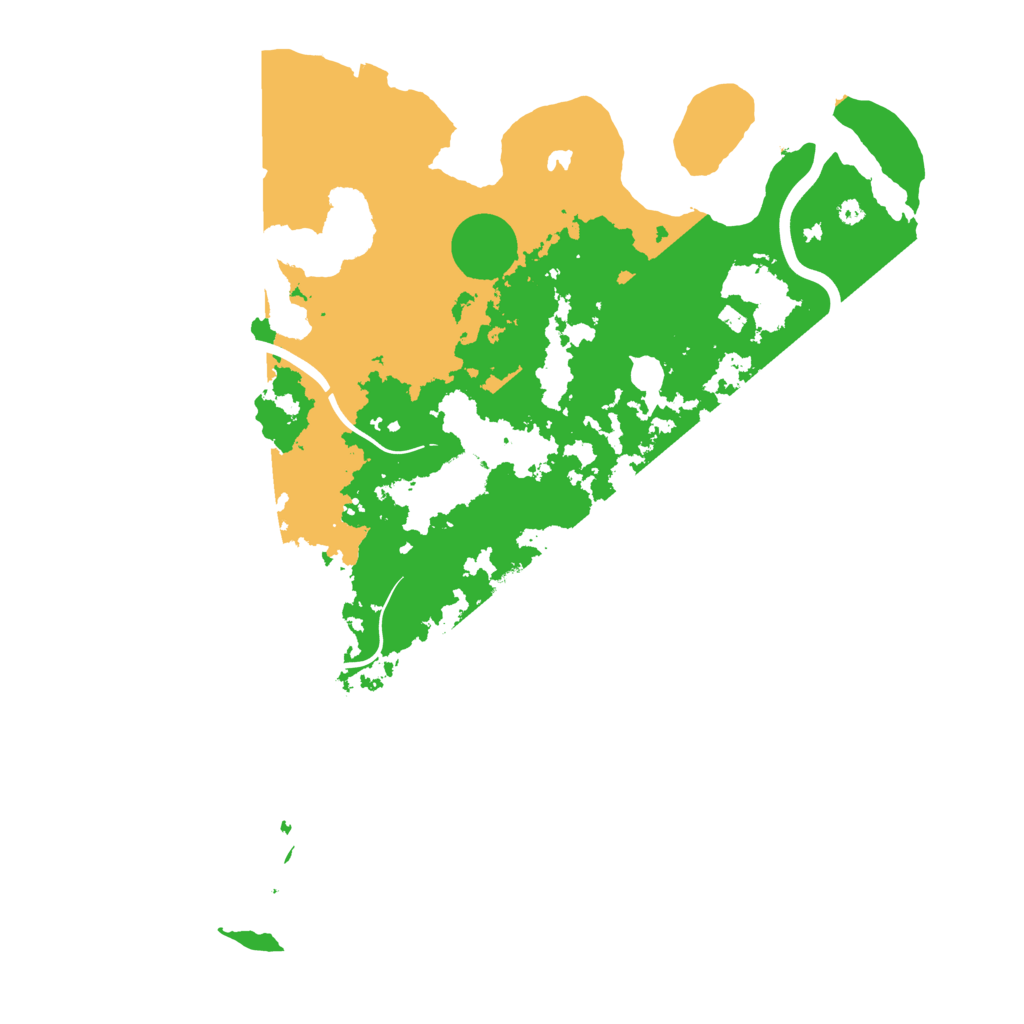Biome Rust Map: Procedural Map, Size: 4100, Seed: 13