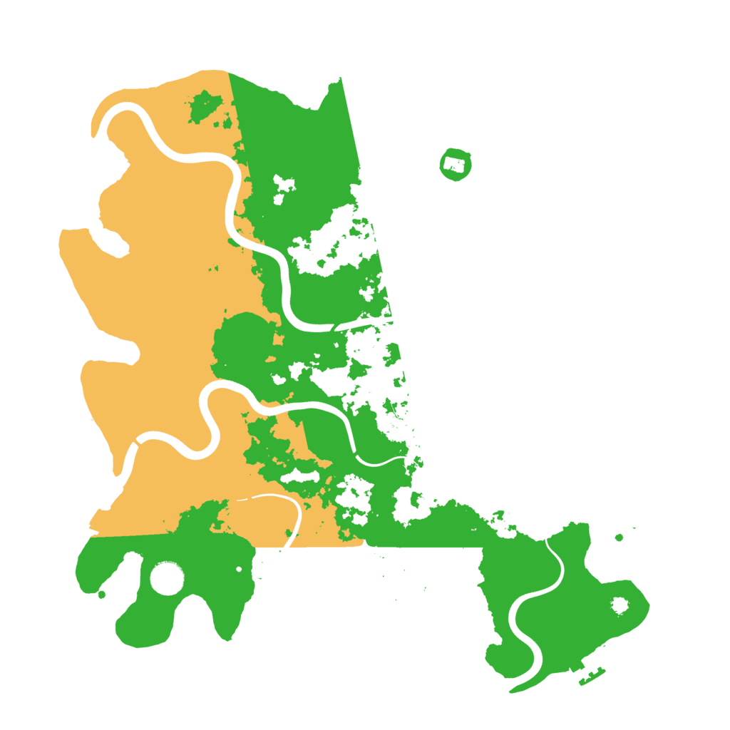 Biome Rust Map: Procedural Map, Size: 3850, Seed: 2111607980