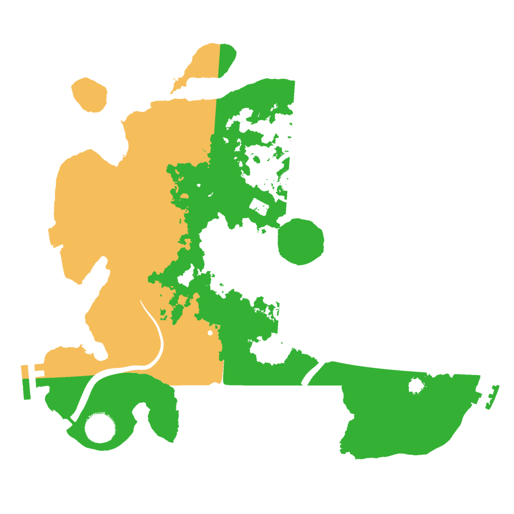 Biome Rust Map: Procedural Map, Size: 3000, Seed: 1341039269
