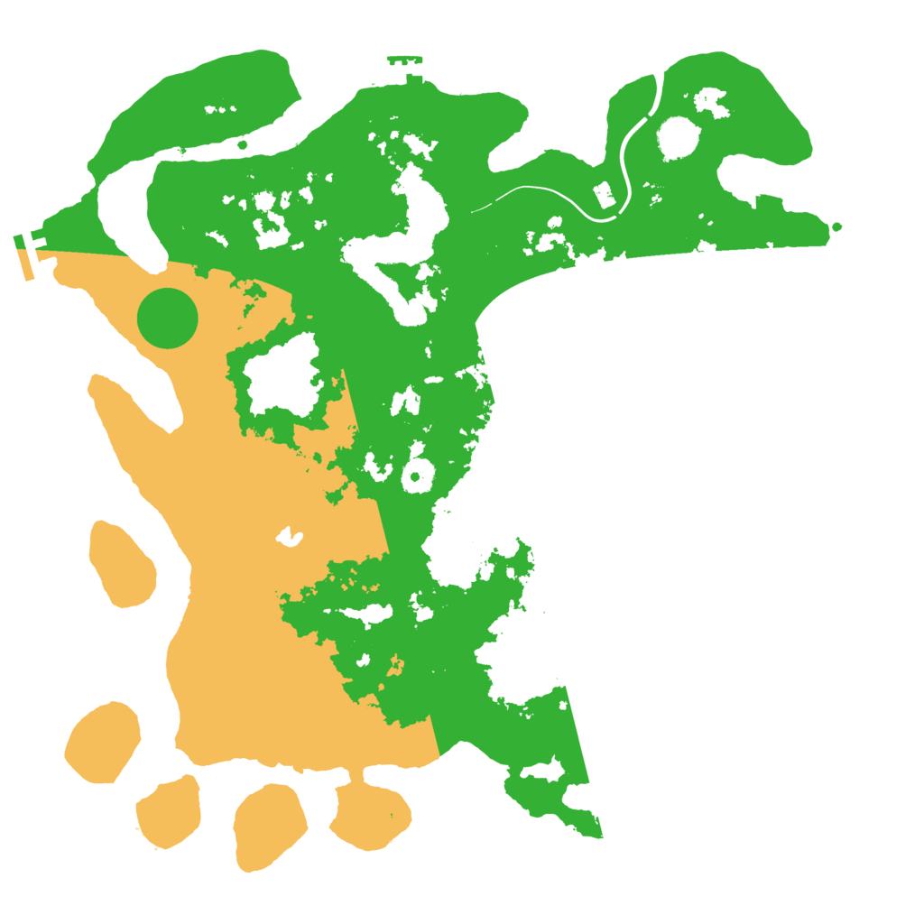 Biome Rust Map: Procedural Map, Size: 4000, Seed: 2425399
