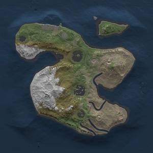 Thumbnail Rust Map: Procedural Map, Size: 2000, Seed: 27, 8 Monuments