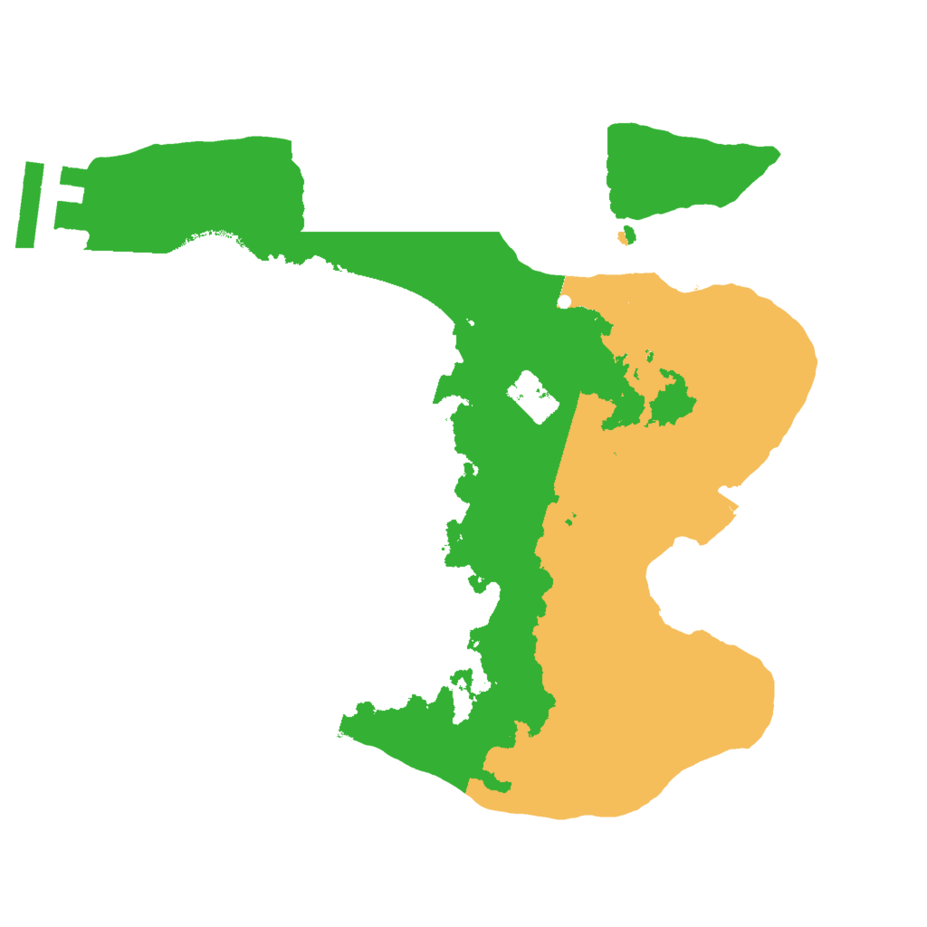 Biome Rust Map: Procedural Map, Size: 2000, Seed: 27