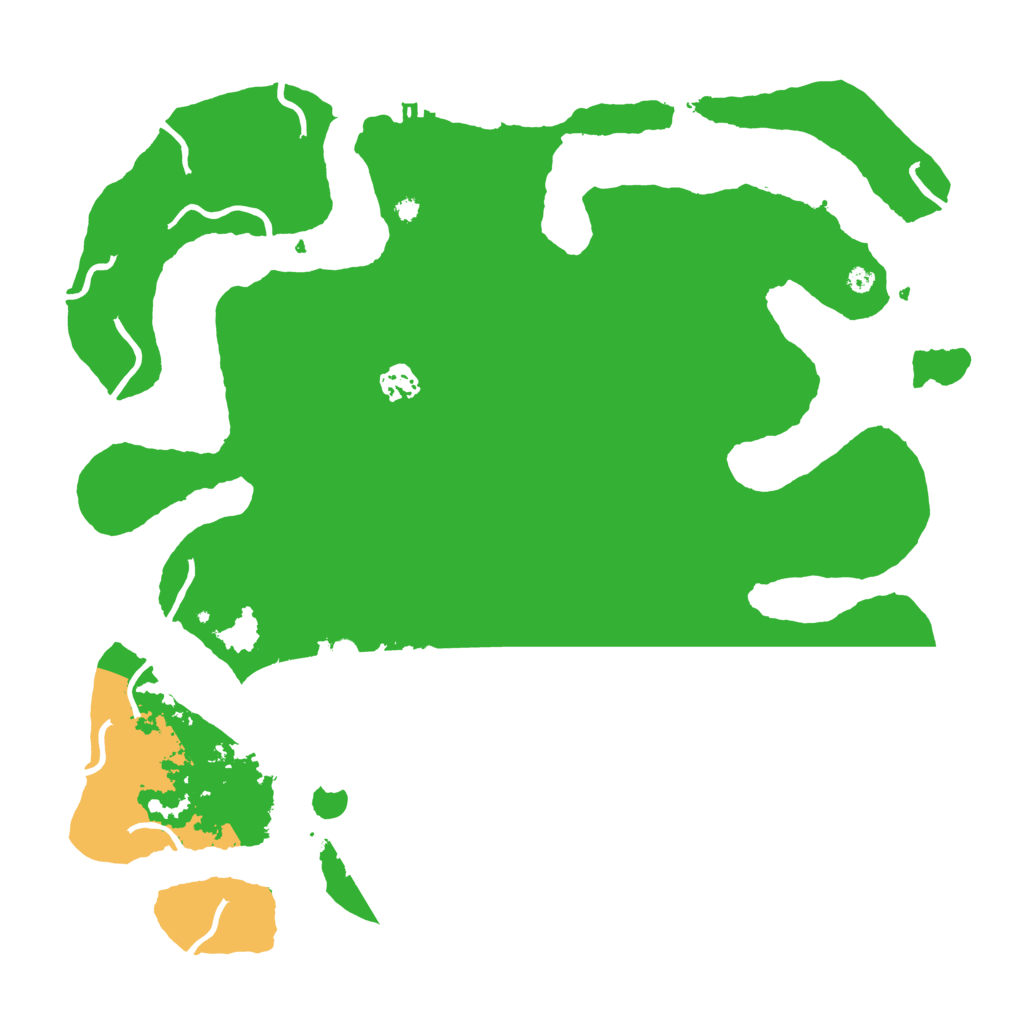 Biome Rust Map: Procedural Map, Size: 4050, Seed: 235435684