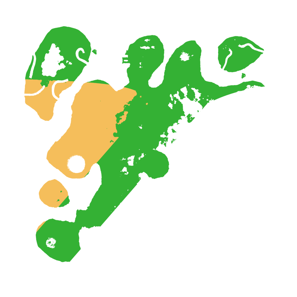 Biome Rust Map: Procedural Map, Size: 3000, Seed: 552049530