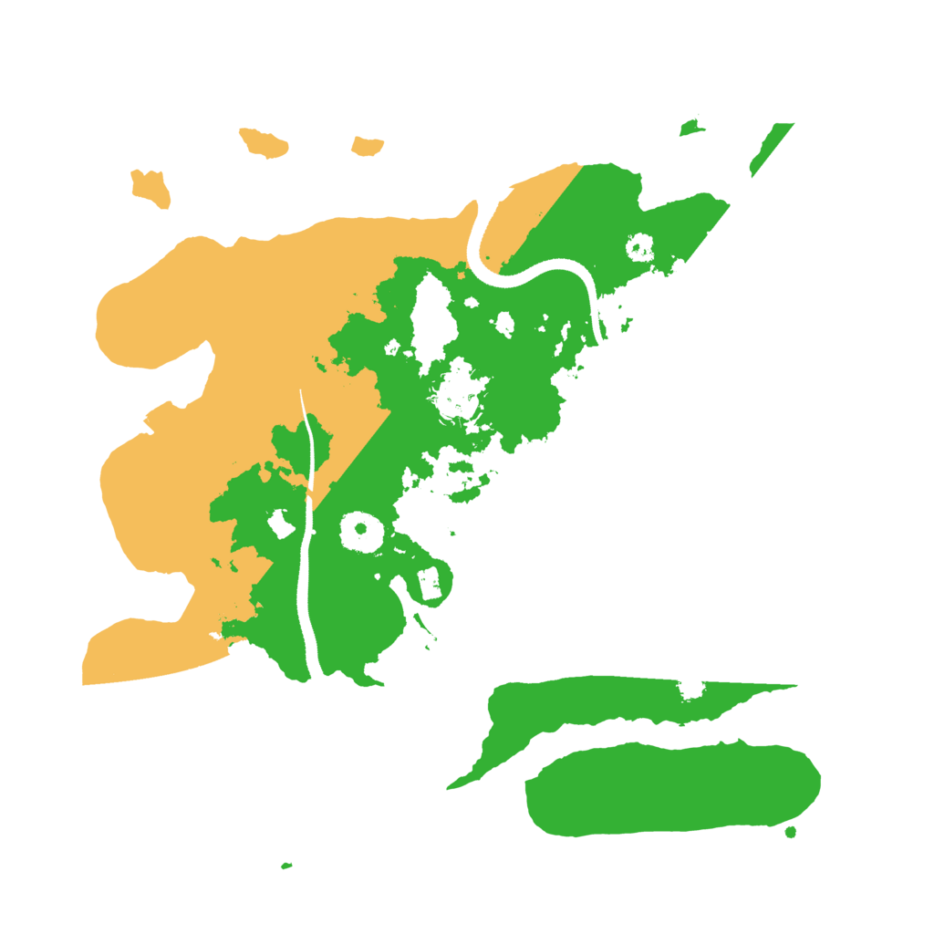 Biome Rust Map: Procedural Map, Size: 3250, Seed: 95585643