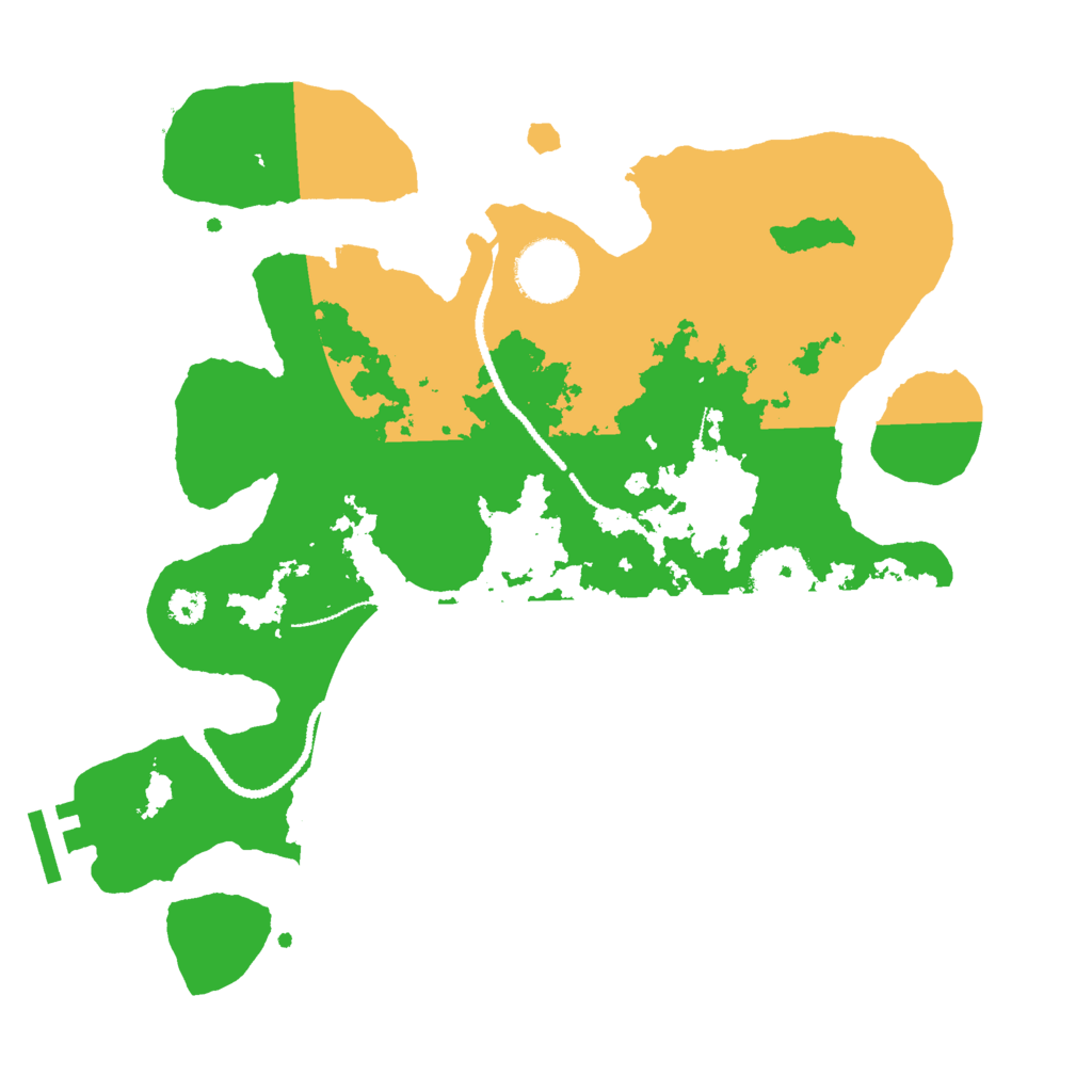 Biome Rust Map: Procedural Map, Size: 3000, Seed: 585091513