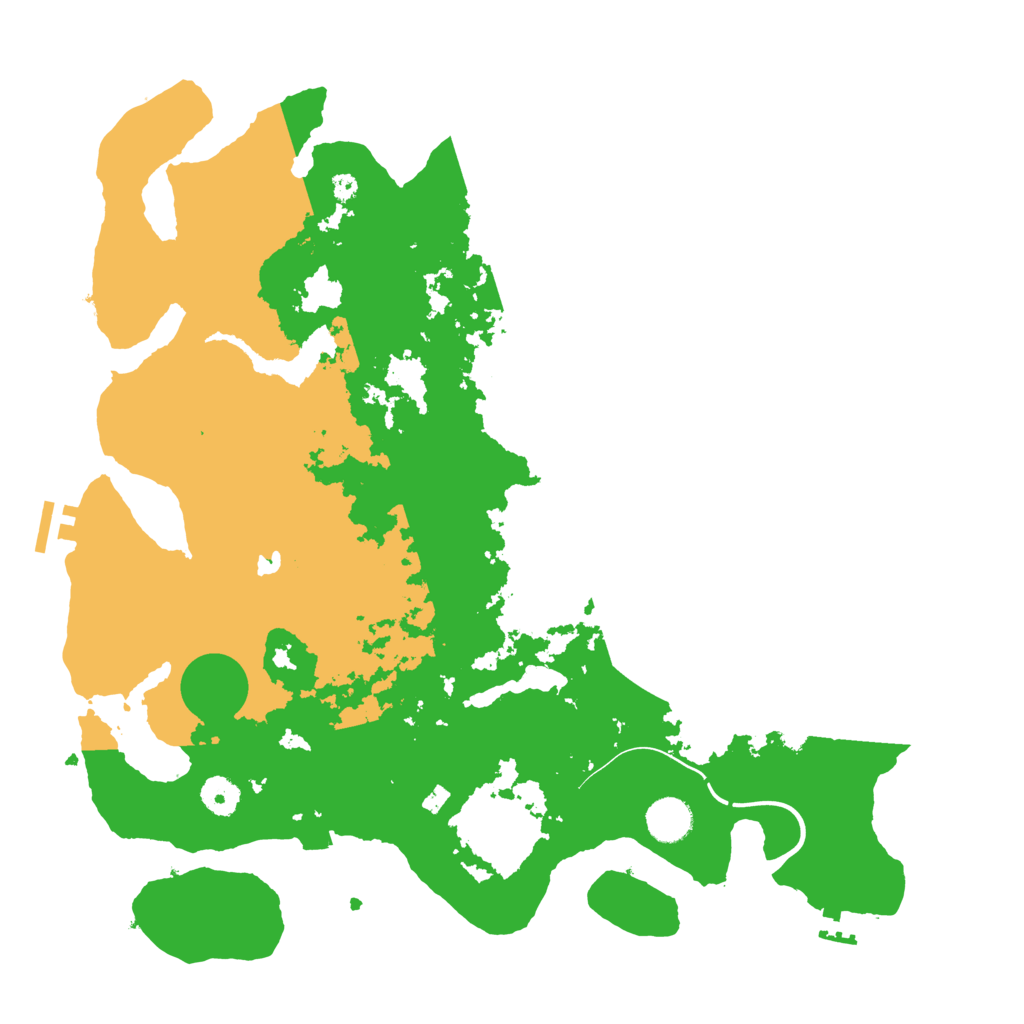 Biome Rust Map: Procedural Map, Size: 4000, Seed: 48122450