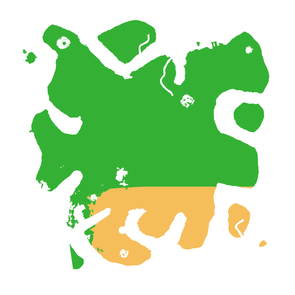 Biome Rust Map: Procedural Map, Size: 3500, Seed: 1976574500