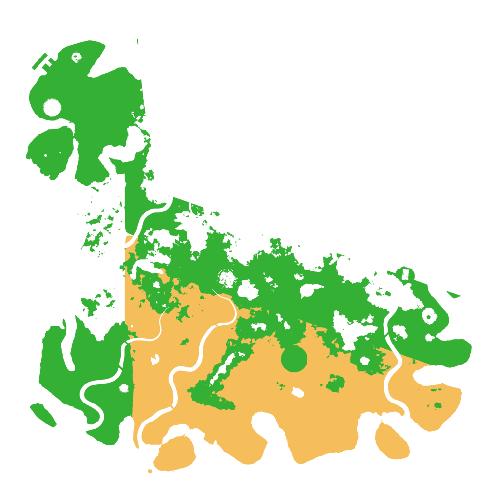 Biome Rust Map: Procedural Map, Size: 5000, Seed: 4534