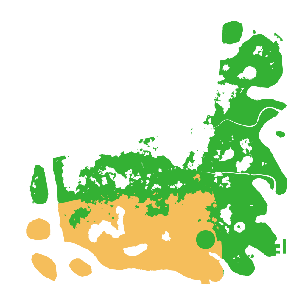 Biome Rust Map: Procedural Map, Size: 4250, Seed: 740703364