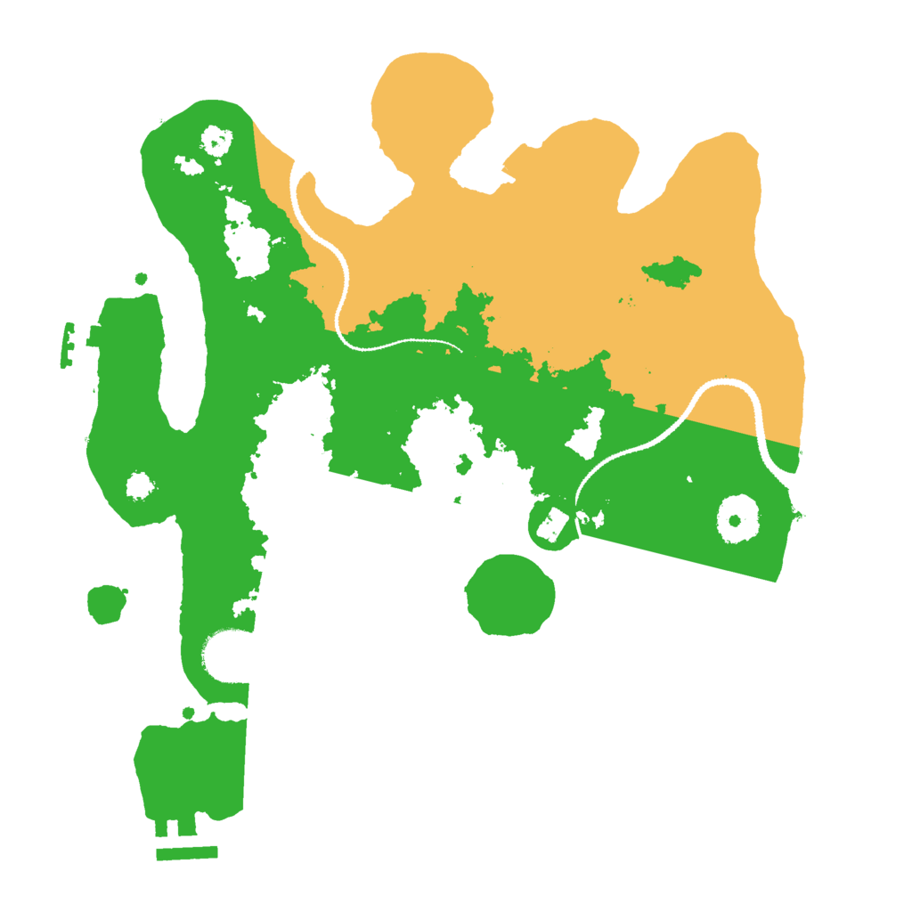 Biome Rust Map: Procedural Map, Size: 3000, Seed: 125347