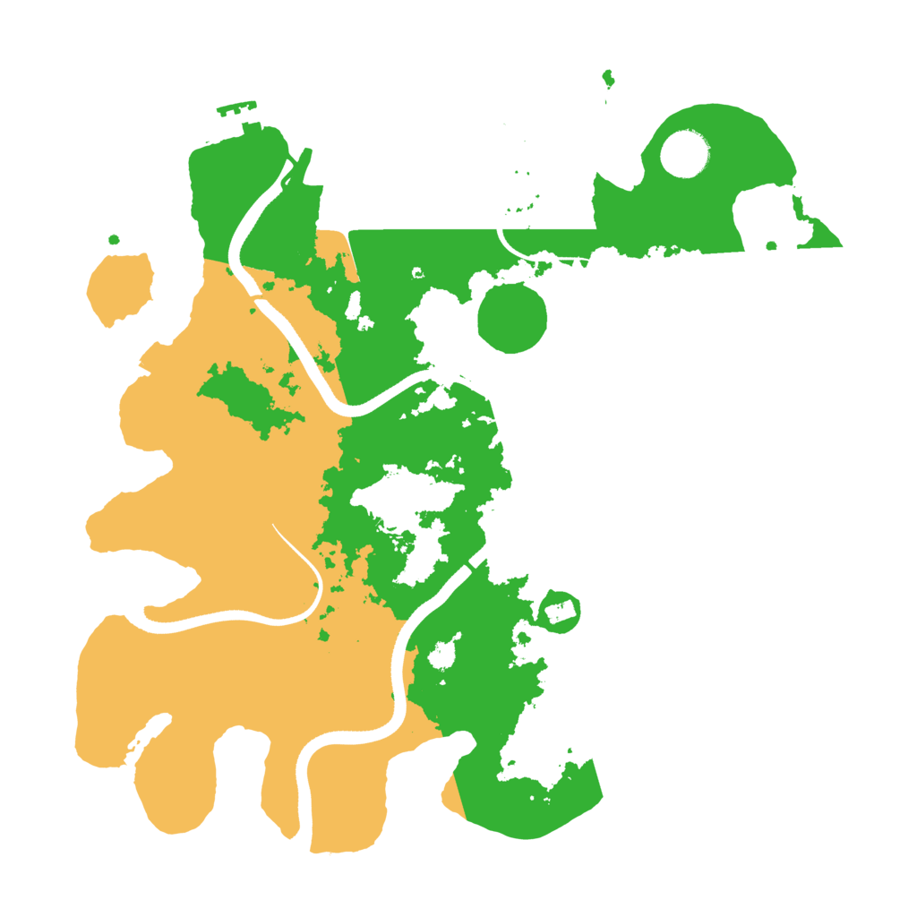 Biome Rust Map: Procedural Map, Size: 3500, Seed: 756956478
