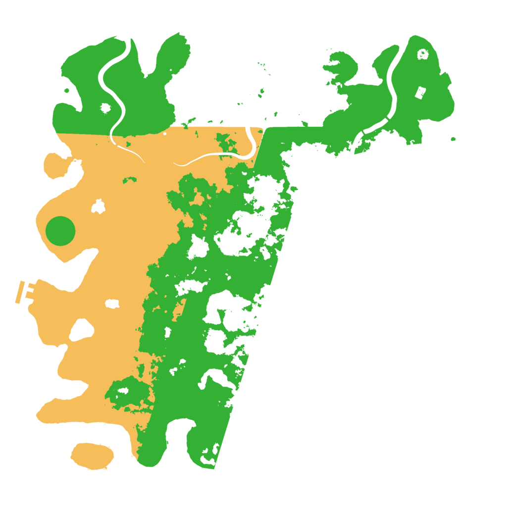 Biome Rust Map: Procedural Map, Size: 4500, Seed: 174796773