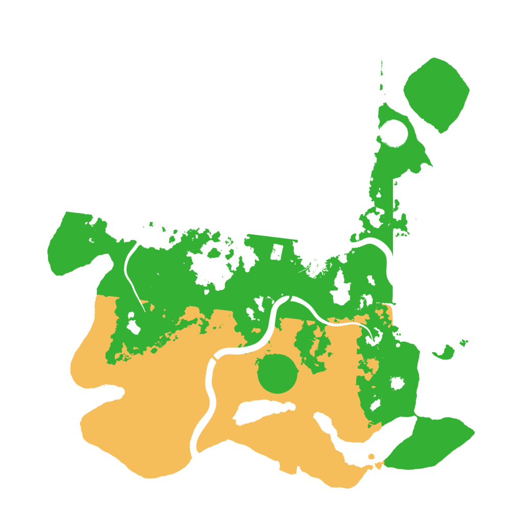 Biome Rust Map: Procedural Map, Size: 3500, Seed: 6787618